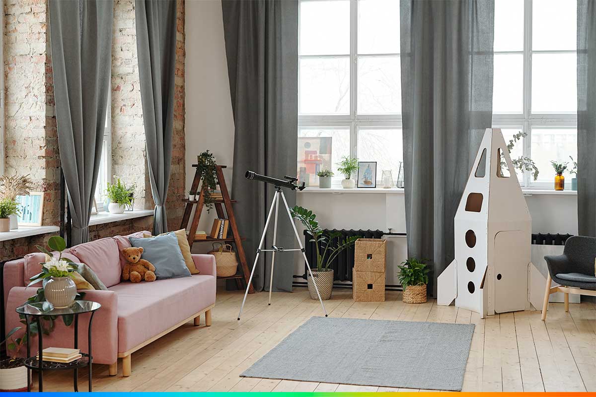 Leia mais sobre o artigo Room shared between brothers and sisters: the best tips on how to plan and decorate! 